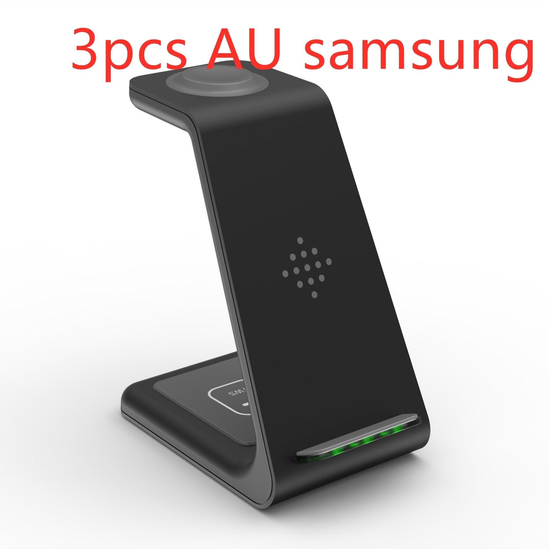 Station de Charge Rapide 3 - en - 1 avec Support sans Fil pour Téléphone - IVOIRART.COM