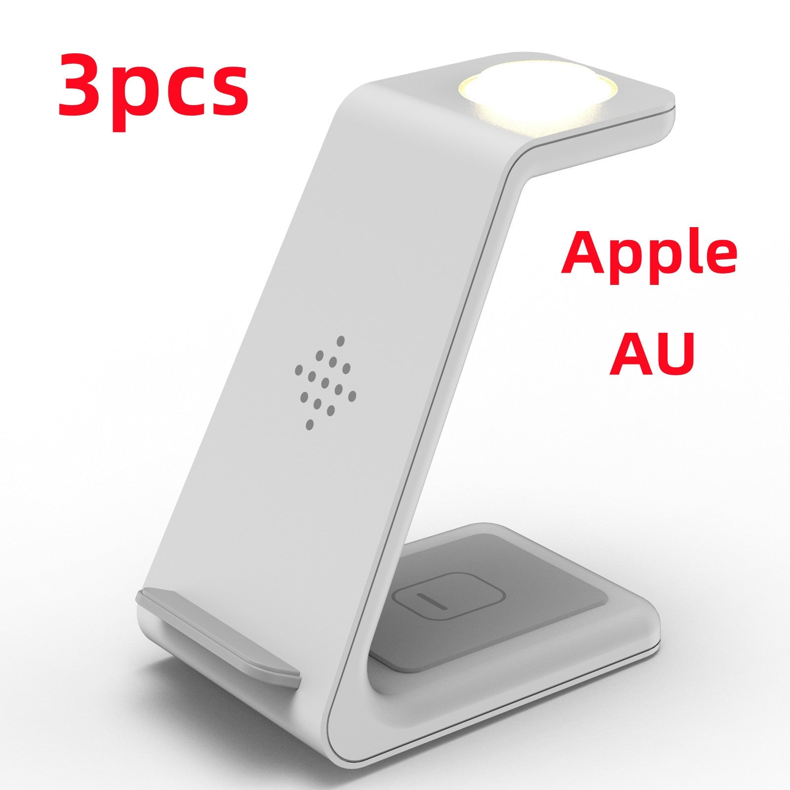 Station de Charge Rapide 3 - en - 1 avec Support sans Fil pour Téléphone - IVOIRART.COM