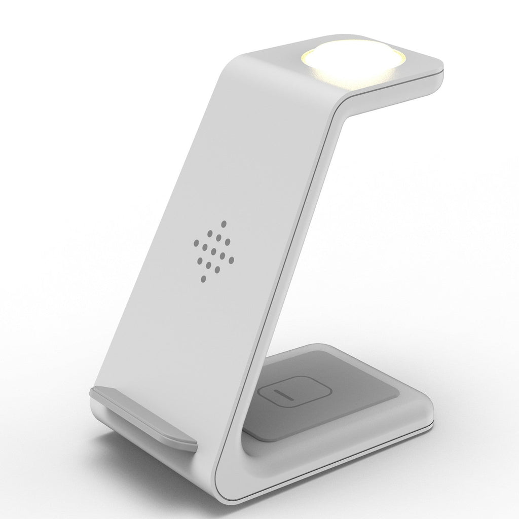 Station de Charge Rapide 3 - en - 1 avec Support sans Fil pour Téléphone - IVOIRART.COM