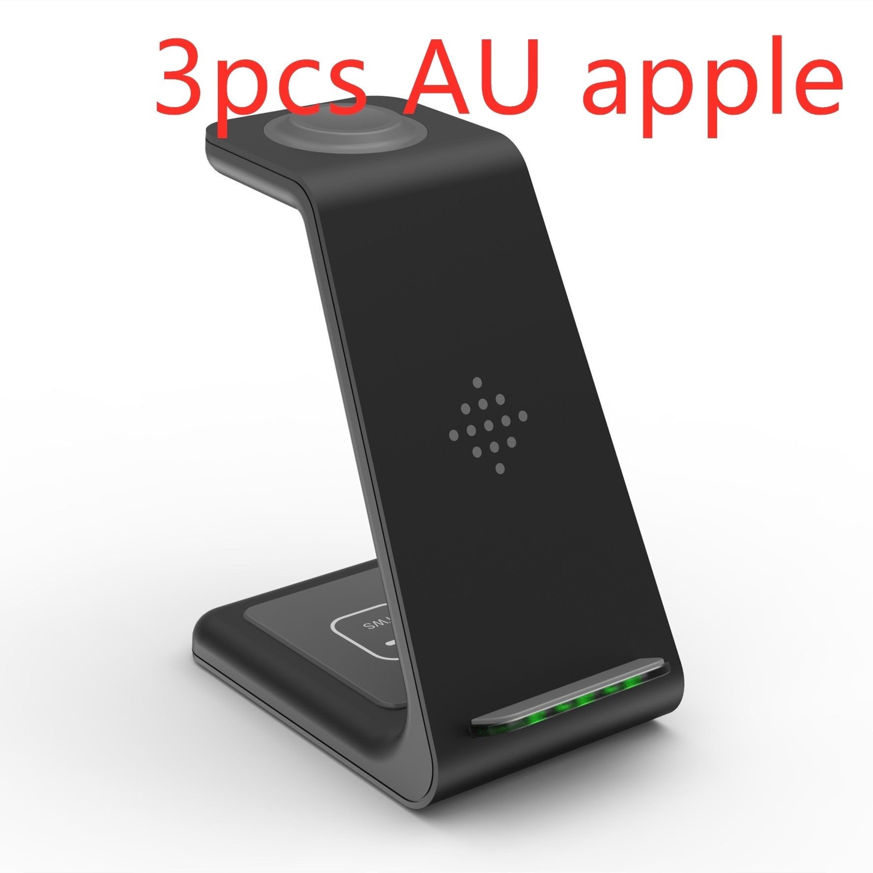 Station de Charge Rapide 3 - en - 1 avec Support sans Fil pour Téléphone - IVOIRART.COM