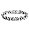 Sterling Silver Pig Nose Bracelet Thick Type Personality - IVOIRART.COM