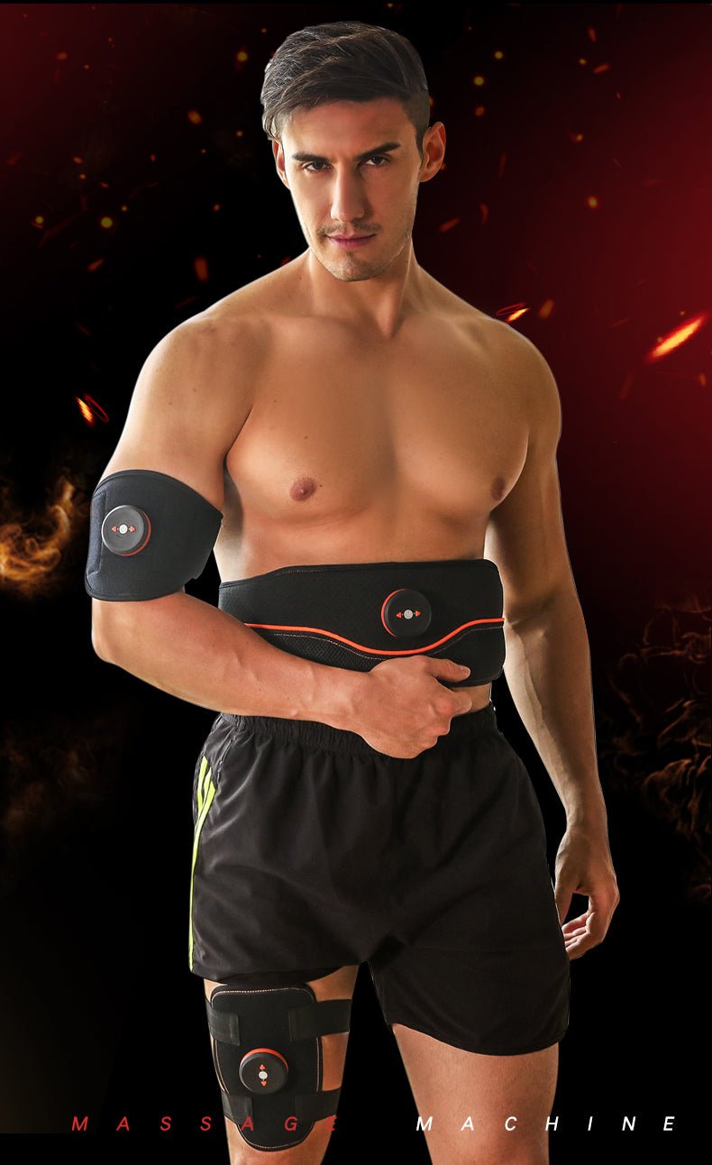 Stimulateurs Musculaires Fitness Minceur Corps Entraîneur Abdos Bras Jambes Unisexe - IVOIRART.COM