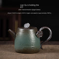 Stoneware Handmade Trumpet Teapot - IVOIRART.COM
