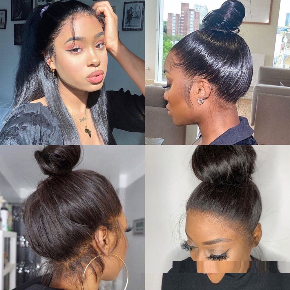 Straight 360 Lace Frontal Wig Human Hair - IVOIRART.COM