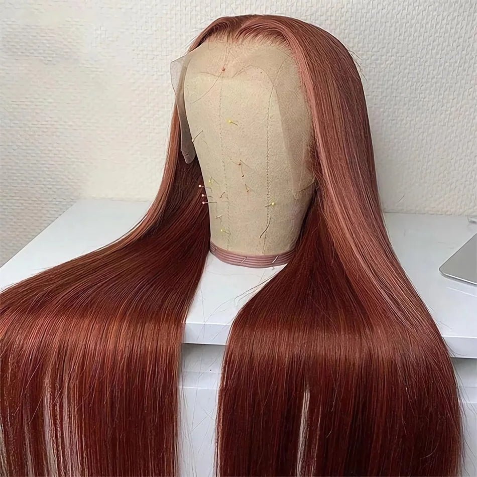 Straight13x4 Human Hair Lace Front Wig Human Hair - IVOIRART.COM