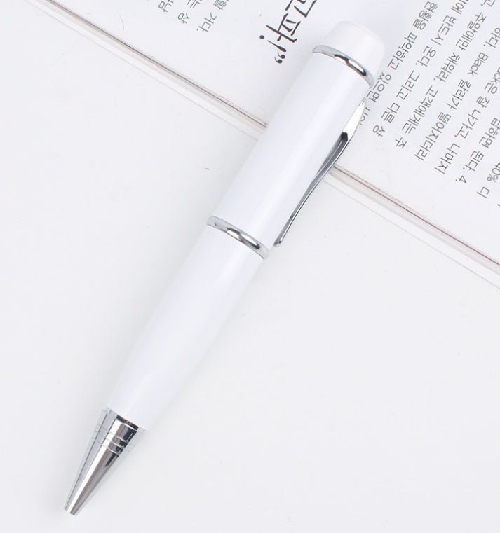 Stylo multifonction métal avec clé USB et pointeur laser, design élégant - IVOIRART.COM