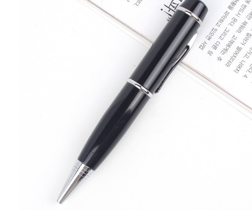 Stylo multifonction métal avec clé USB et pointeur laser, design élégant - IVOIRART.COM