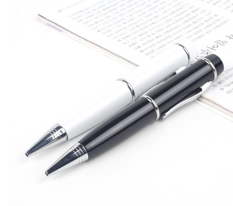 Stylo multifonction métal avec clé USB et pointeur laser, design élégant - IVOIRART.COM