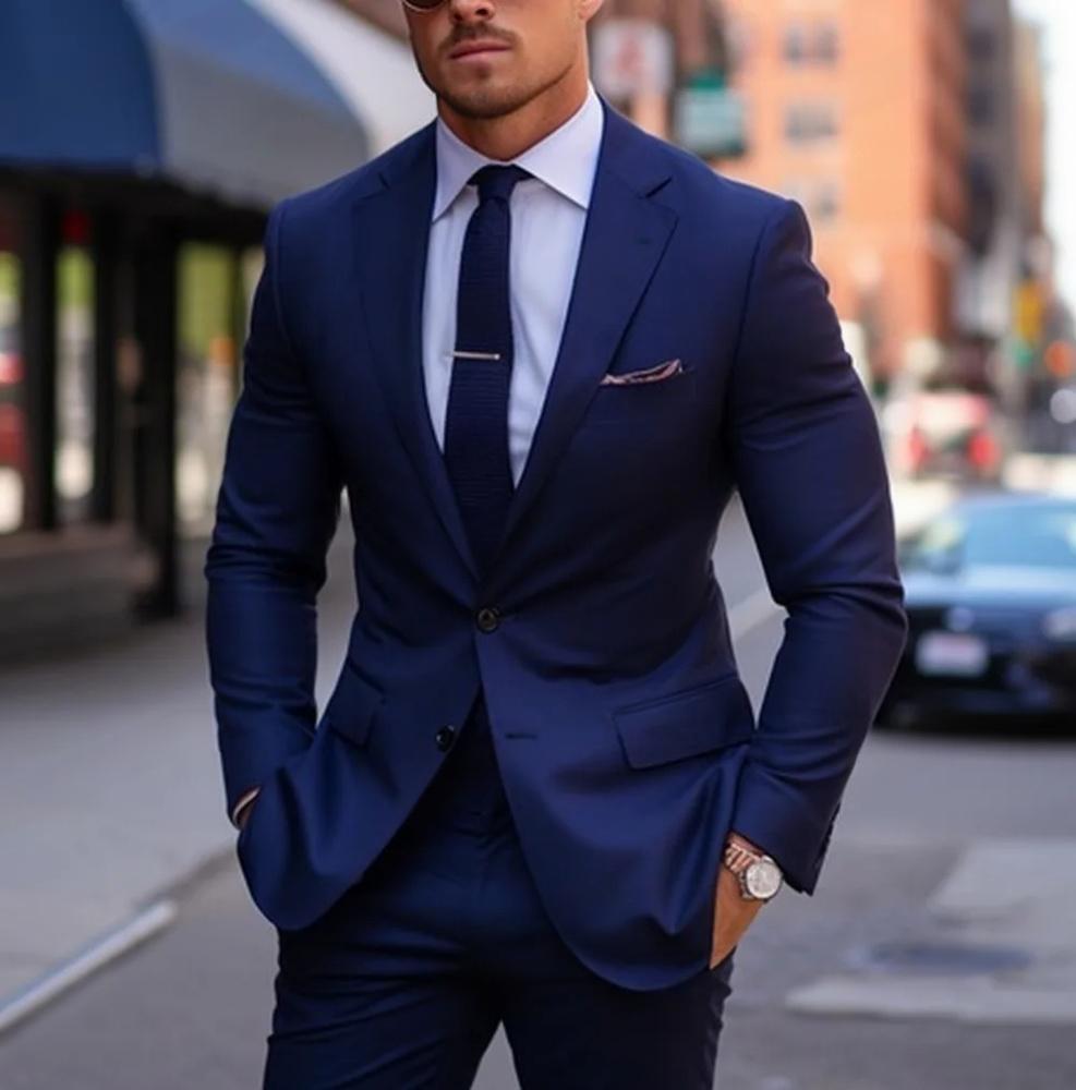 Suit Banquet Wedding Groomsman Suit Suit Two-piece Suit - IVOIRART.COM