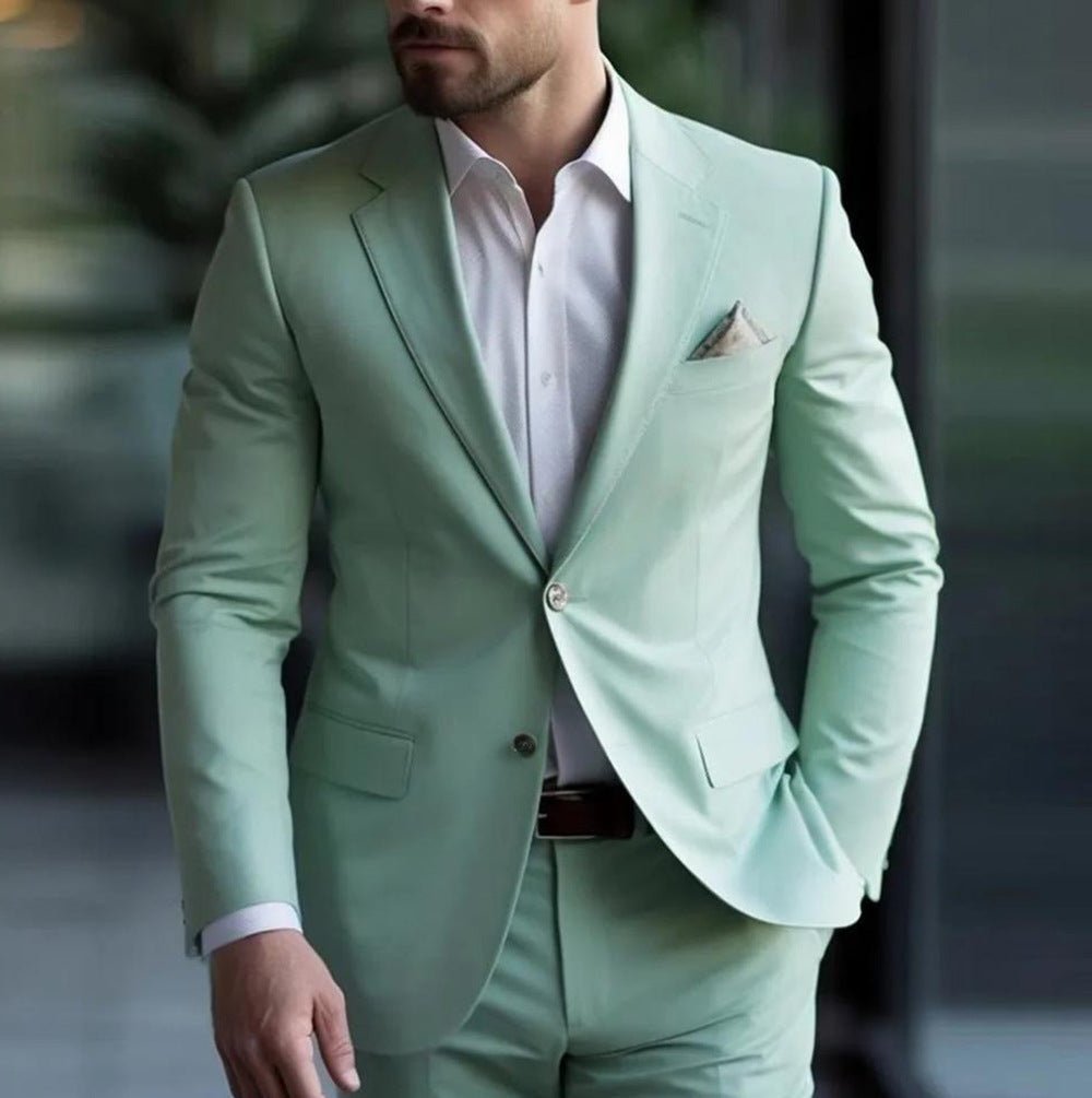 Suit Banquet Wedding Groomsman Suit Suit Two-piece Suit - IVOIRART.COM