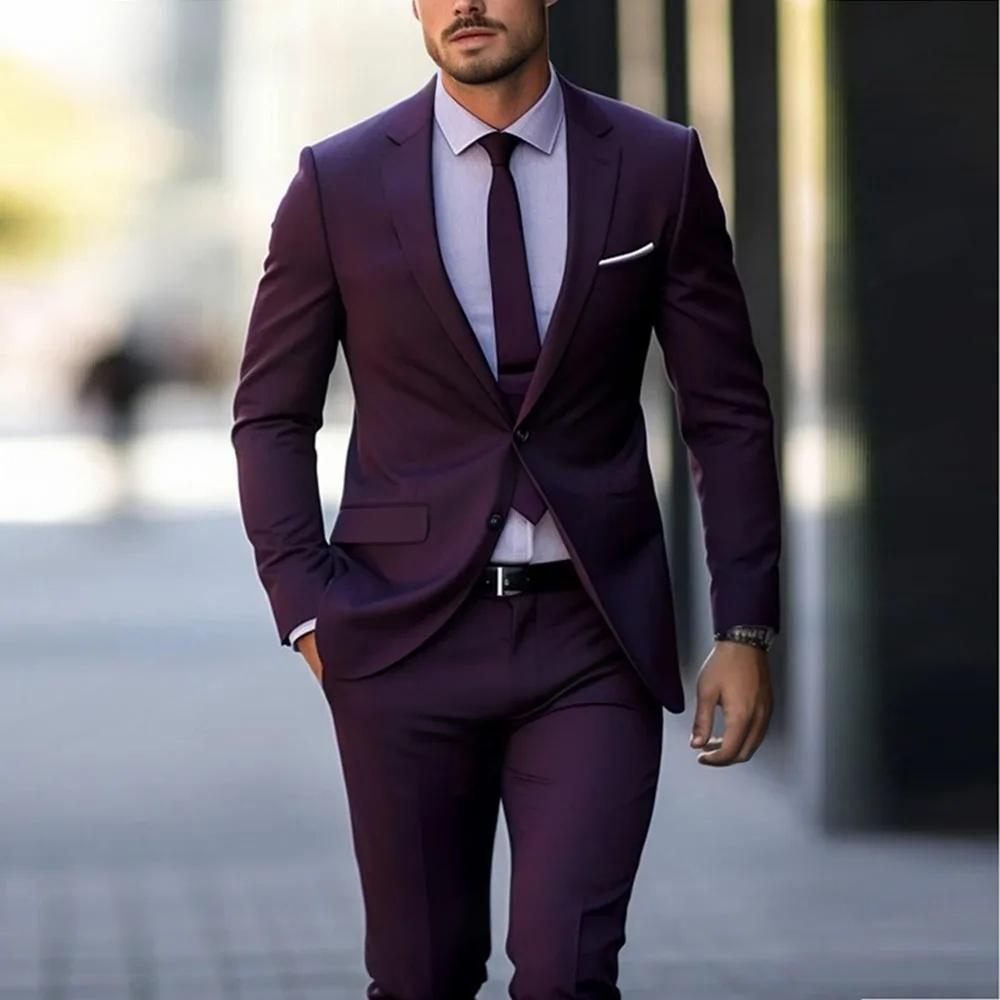Suit Banquet Wedding Groomsman Suit Suit Two-piece Suit - IVOIRART.COM