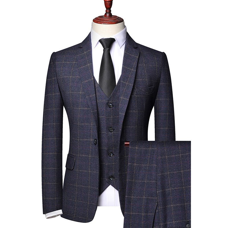 Suit Plaid Business Leisure Self-cultivation Job - IVOIRART.COM