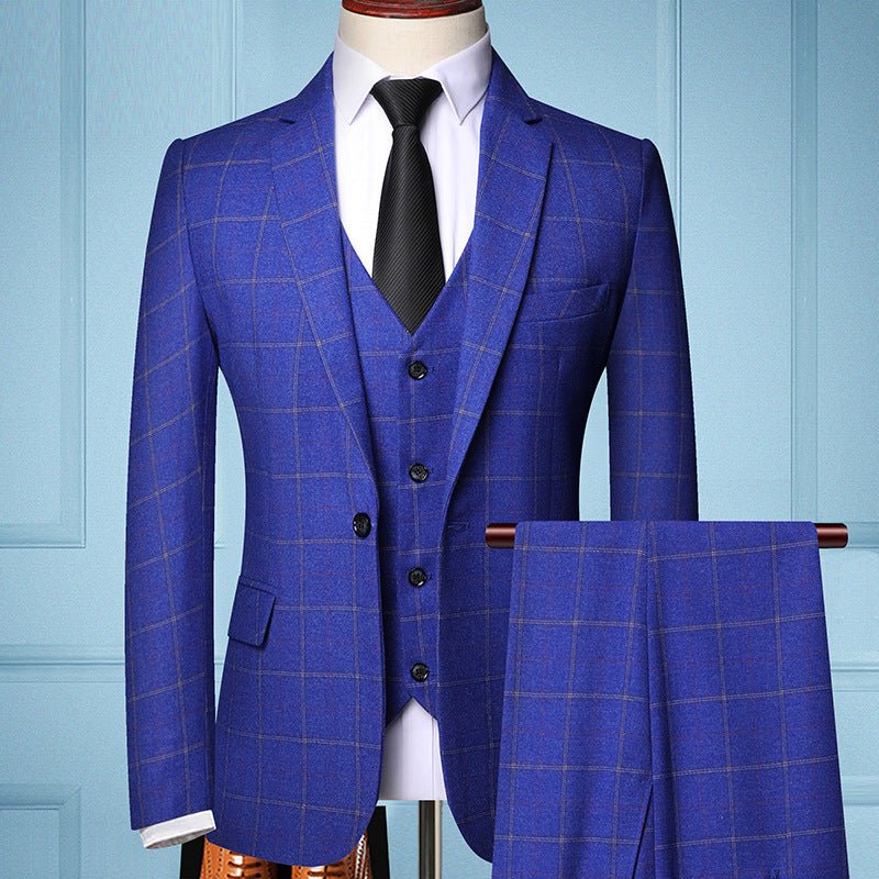 Suit Plaid Business Leisure Self-cultivation Job - IVOIRART.COM