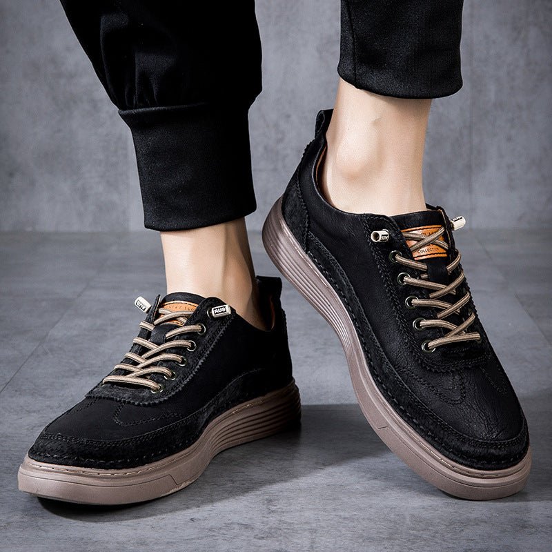 Summer Men's Shoes Thin Perforated Sneakers Sports Casual Shoes - IVOIRART.COM