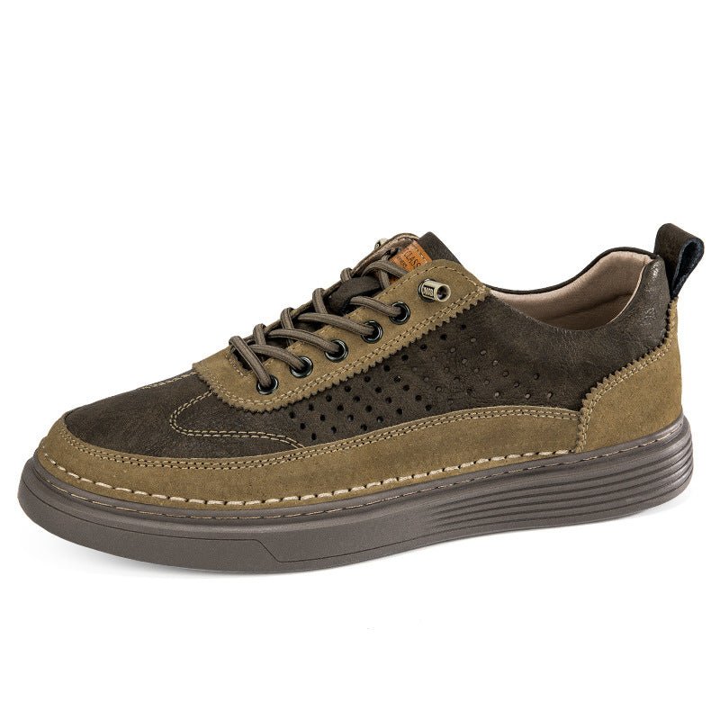 Summer Men's Shoes Thin Perforated Sneakers Sports Casual Shoes - IVOIRART.COM