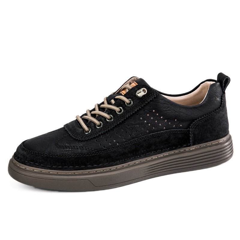 Summer Men's Shoes Thin Perforated Sneakers Sports Casual Shoes - IVOIRART.COM