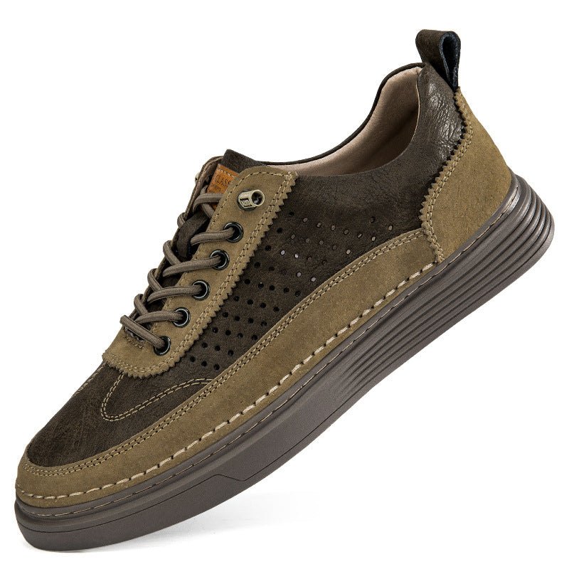 Summer Men's Shoes Thin Perforated Sneakers Sports Casual Shoes - IVOIRART.COM