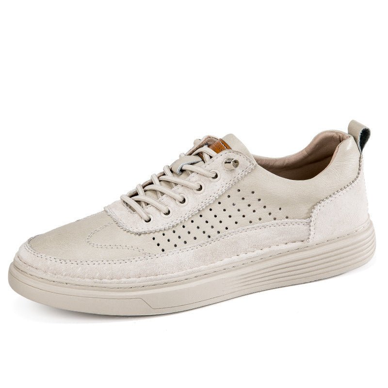 Summer Men's Shoes Thin Perforated Sneakers Sports Casual Shoes - IVOIRART.COM