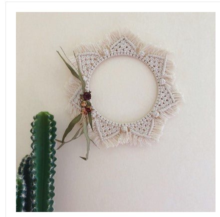 Sunflower INS Miroir Coeur Fille Scandinave - Tapisserie Handmade, Décor MaisonXL - IVOIRART.COM