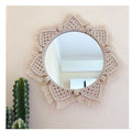 Sunflower INS Miroir Coeur Fille Scandinave - Tapisserie Handmade, Décor MaisonXL - IVOIRART.COM