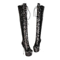 Super High Heels Stiletto Over-the-knee Boots Sequined Boots - IVOIRART.COM