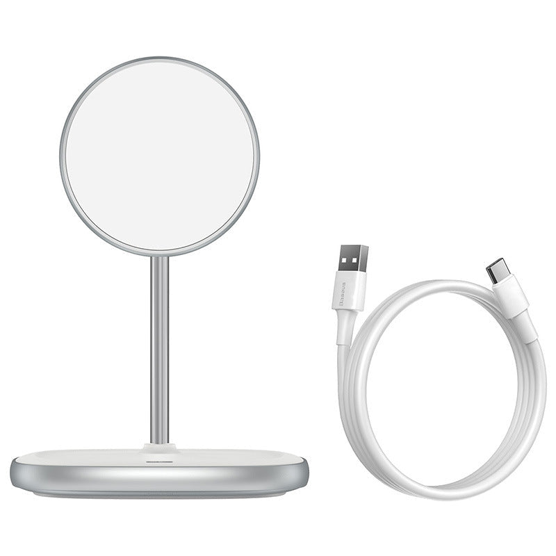 Support de bureau magnétique Swan compatible Apple avec chargeur sans fil rapide - IVOIRART.COM