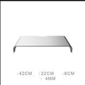 Support de bureau surélevé en alliage d'aluminium pour ordinateur portable et écran - IVOIRART.COM