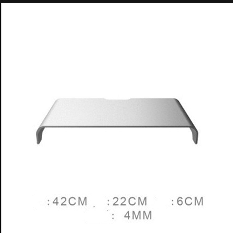 Support de bureau surélevé en alliage d'aluminium pour ordinateur portable et écran - IVOIRART.COM