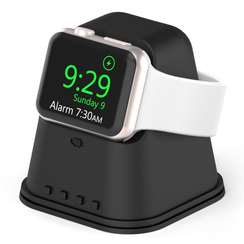 Support de Charge en Silicone Créatif et Polyvalent pour Montre Apple Watch - IVOIRART.COM