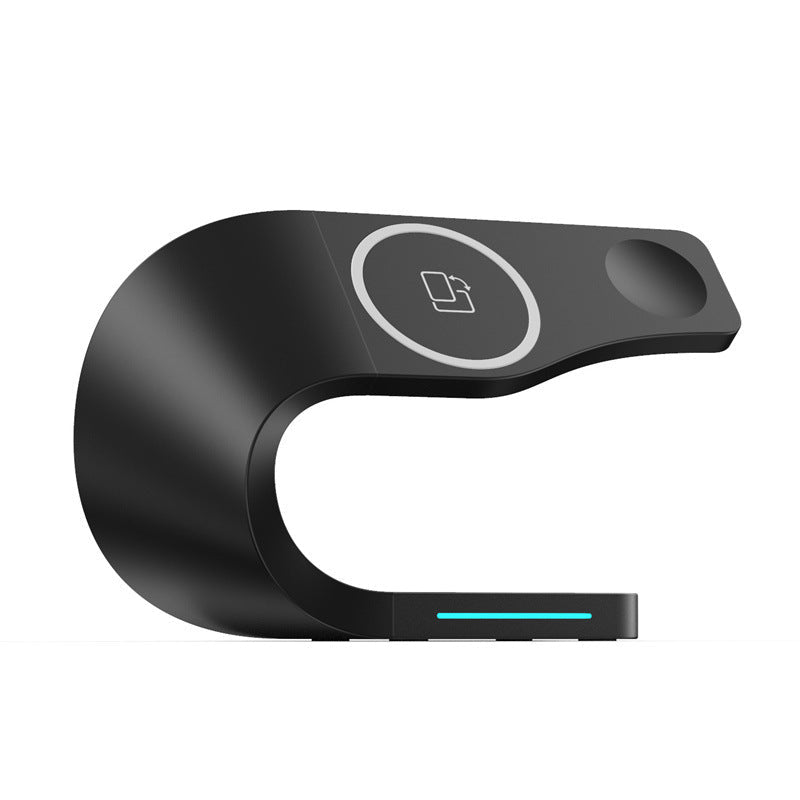 Support de Charge Multifonction Magnétique avec Recharge Sans Fil Rapide 15W - IVOIRART.COM