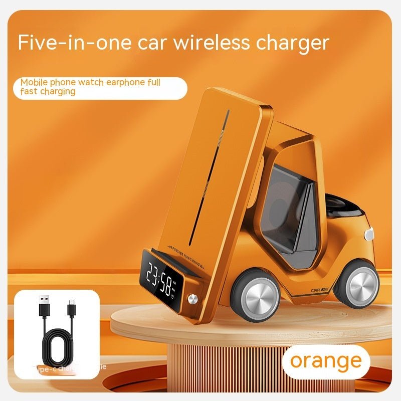 Support de charge rapide sans fil 15W trois-en-un pour appareils multiples - IVOIRART.COM