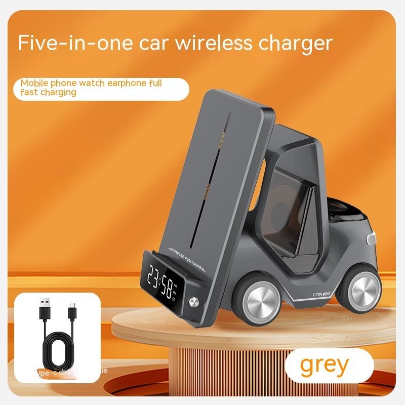 Support de charge rapide sans fil 15W trois-en-un pour appareils multiples - IVOIRART.COM