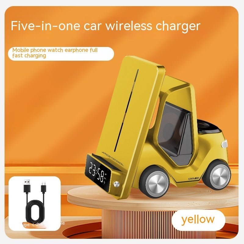 Support de charge rapide sans fil 15W trois-en-un pour appareils multiples - IVOIRART.COM