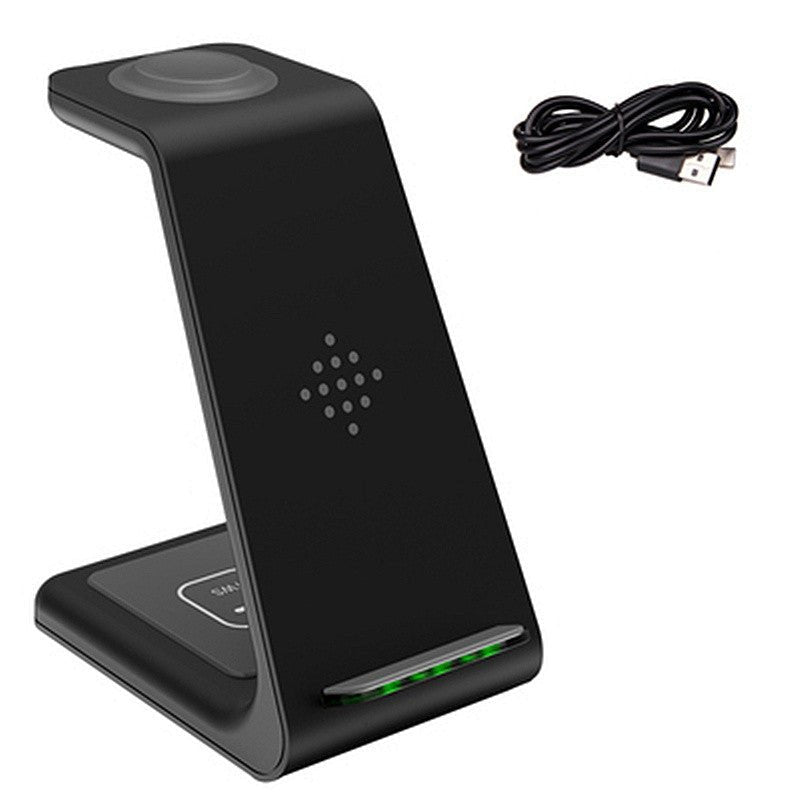 Support de Charge Sans Fil Trois-en-Un Compatible iPhone12 Montre Iwatch6 Base de Charge Rapide - IVOIRART.COM