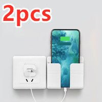 Support de Charge Téléphone Portable Sans Perçage avec Boîte de Rangement Autoadhésive - IVOIRART.COM