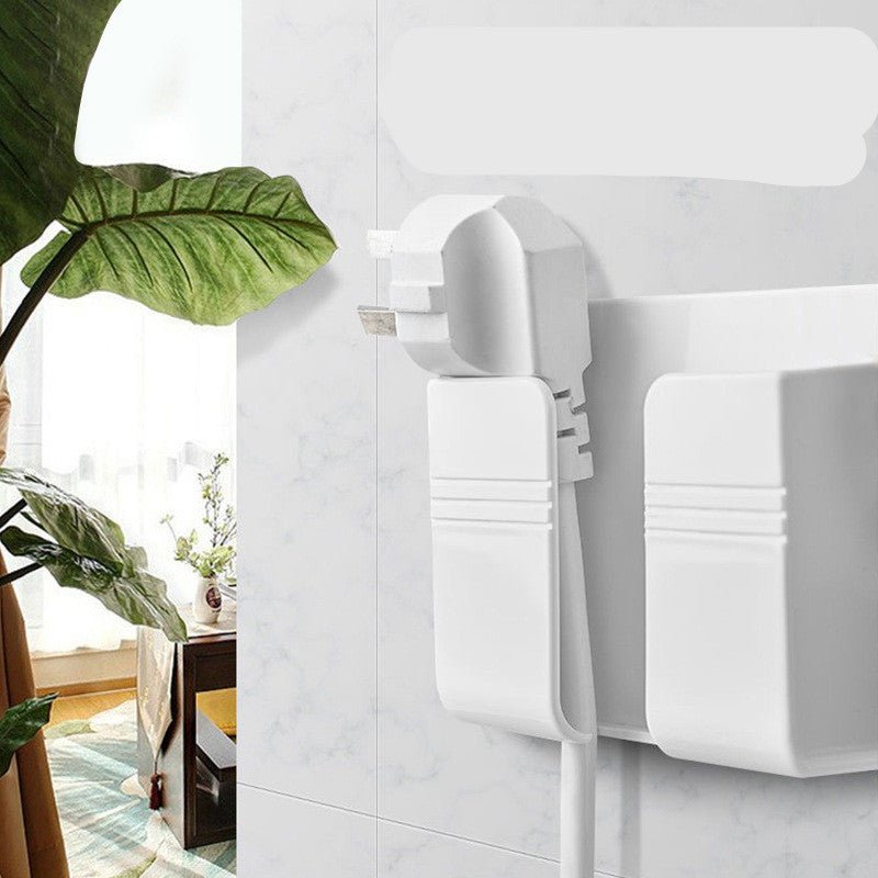 Support de Charge Téléphone Portable Sans Perçage avec Boîte de Rangement Autoadhésive - IVOIRART.COM