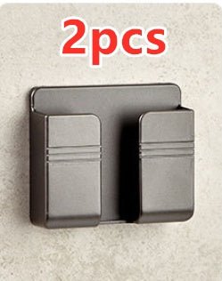 Support de Charge Téléphone Portable Sans Perçage avec Boîte de Rangement Autoadhésive - IVOIRART.COM