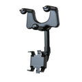 Support de navigation pivotant pour rétroviseur arrière de voiture, noir ABS nano - PU - IVOIRART.COM