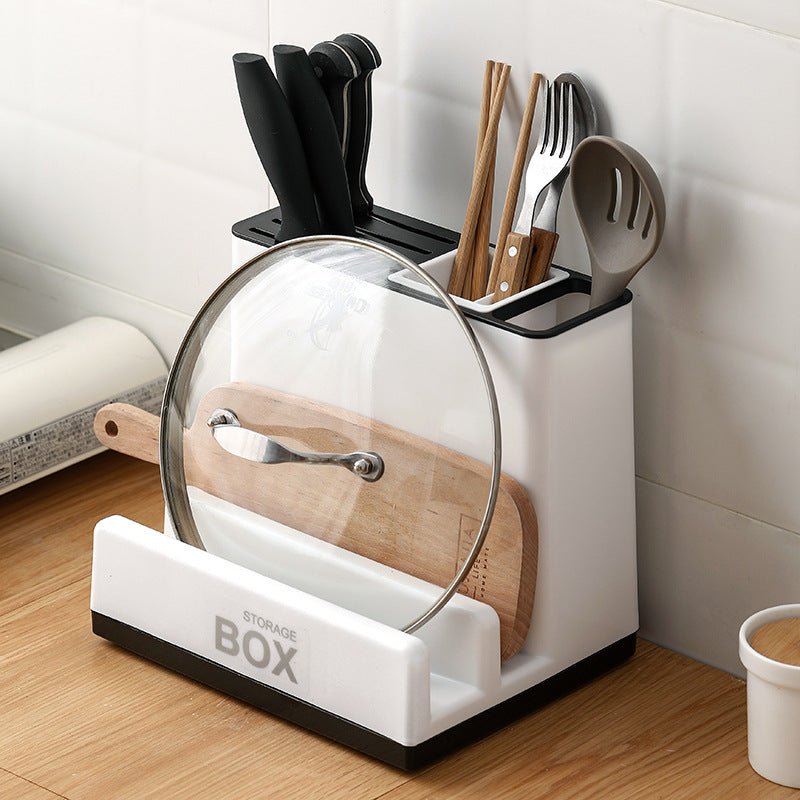 Support de Rangement en Plastique pour Couverts et Couteaux Cuisine Gain de Place - IVOIRART.COM