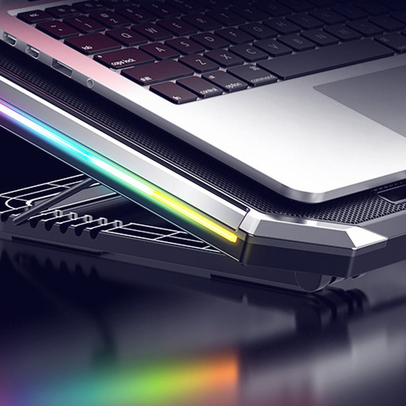 Support dissipateur avec ventilateurs USB pour ordinateur portable 410x270x34 mm - IVOIRART.COM