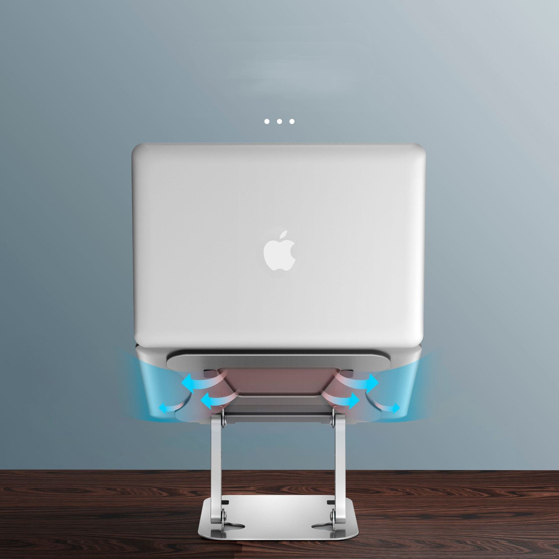 Support d'ordinateur portable pliable en alliage d'aluminium avec base portable pouvant surélever et refroidir - IVOIRART.COM