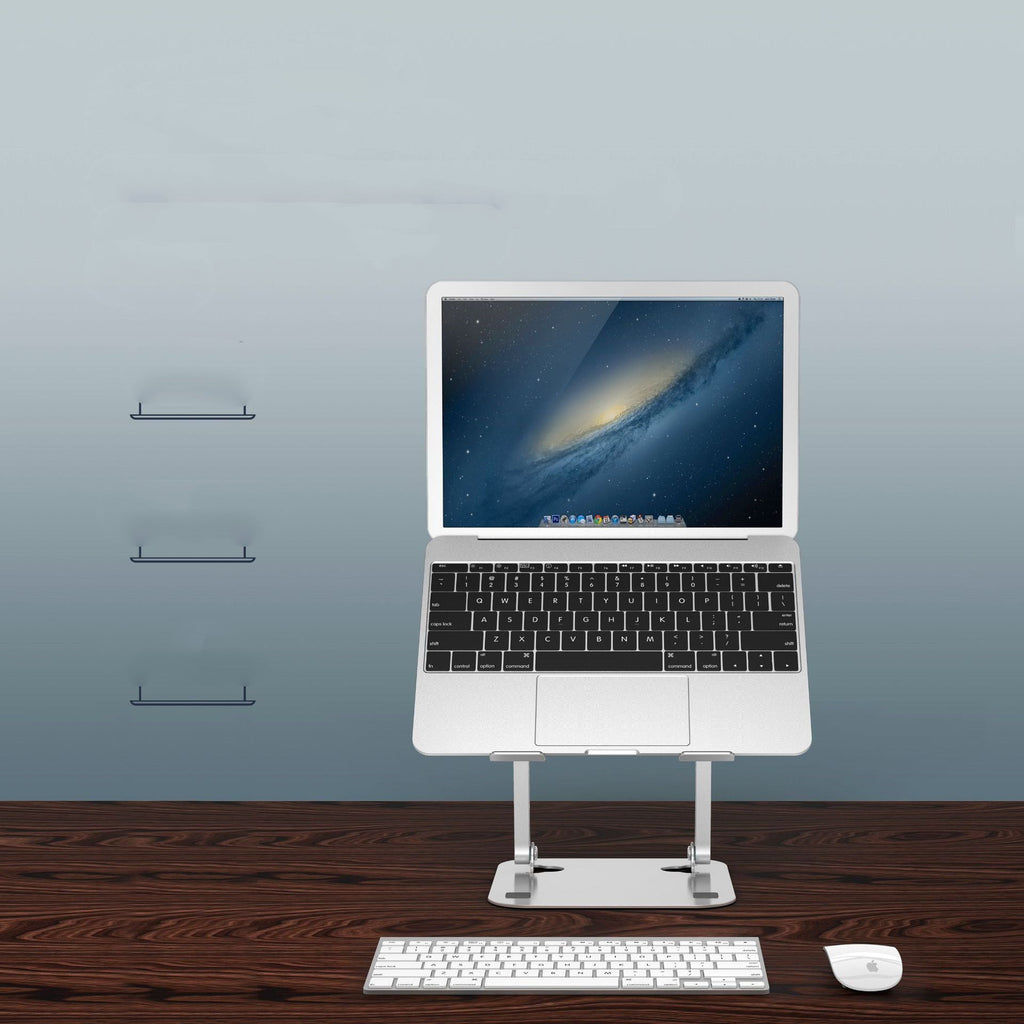 Support d'ordinateur portable pliable en alliage d'aluminium avec base portable pouvant surélever et refroidir - IVOIRART.COM