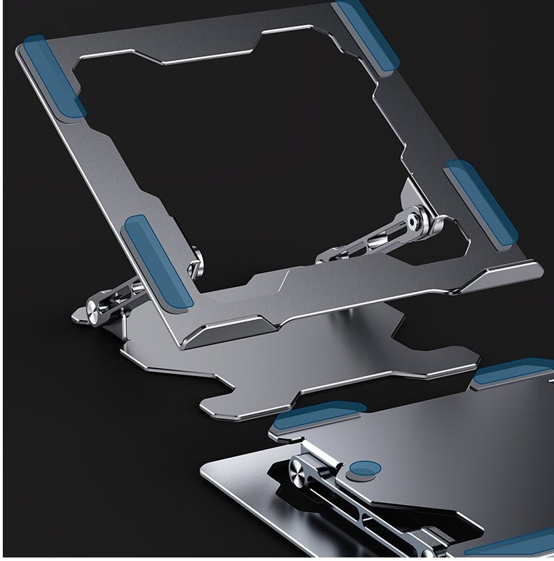 Support d'ordinateur portable réglable en alliage d'aluminium - Porte-ordinateur portable portable compatible - IVOIRART.COM