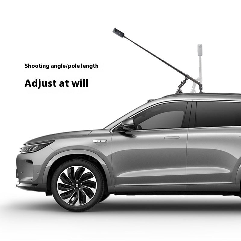 Support Fixe à Ventouse pour Toit de Voiture avec Angle de Vue Panoramique Caméra - IVOIRART.COM
