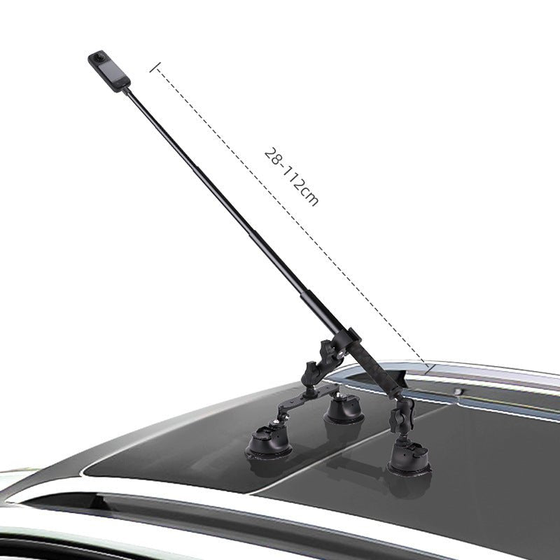 Support Fixe à Ventouse pour Toit de Voiture avec Angle de Vue Panoramique Caméra - IVOIRART.COM