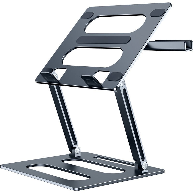 Support métallique réglable pour ordinateur portable, bureau avec table élévatrice - IVOIRART.COM
