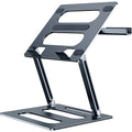 Support métallique réglable pour ordinateur portable, bureau avec table élévatrice - IVOIRART.COM