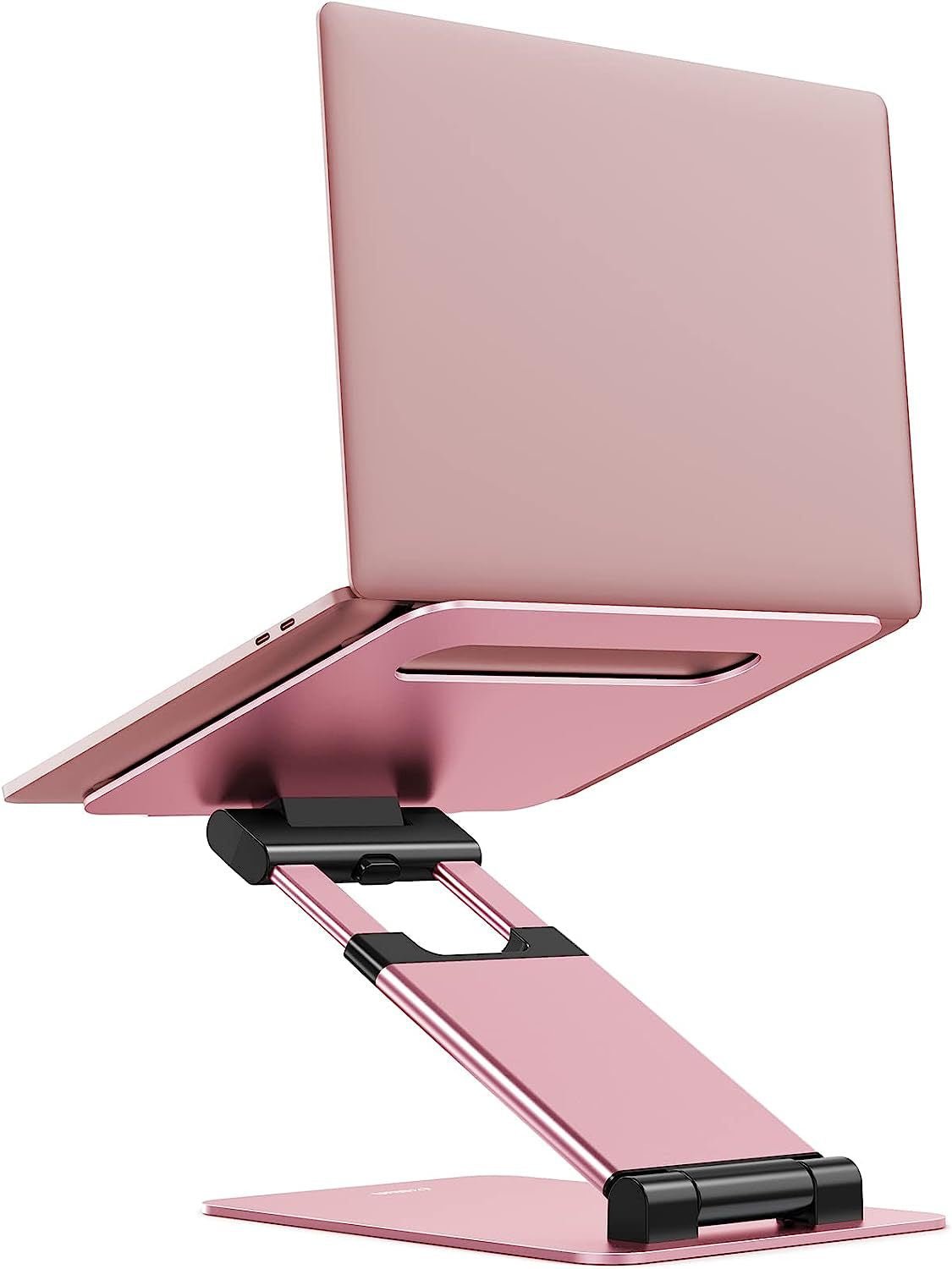 Support Ordinateur Portable en Alliage d'Aluminium, Base de Bureau Ajustable, Rotation 360° - IVOIRART.COM