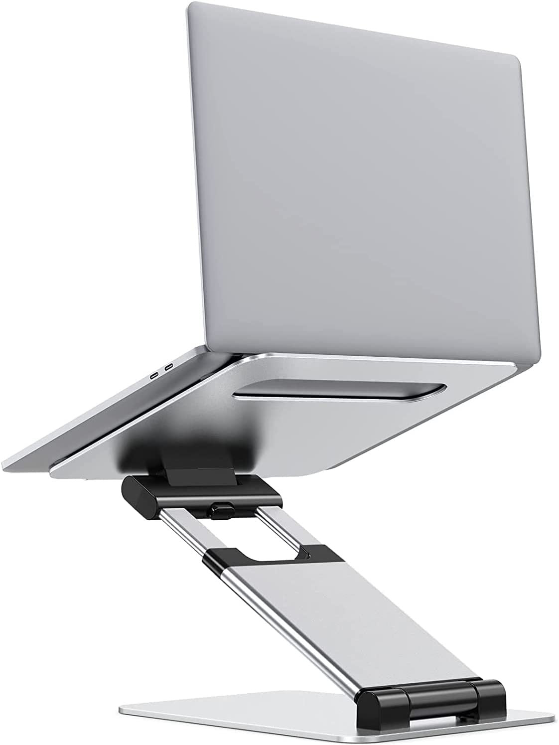 Support Ordinateur Portable en Alliage d'Aluminium, Base de Bureau Ajustable, Rotation 360° - IVOIRART.COM