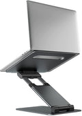 Support Ordinateur Portable en Alliage d'Aluminium, Base de Bureau Ajustable, Rotation 360° - IVOIRART.COM